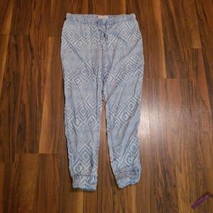 Denim joggers